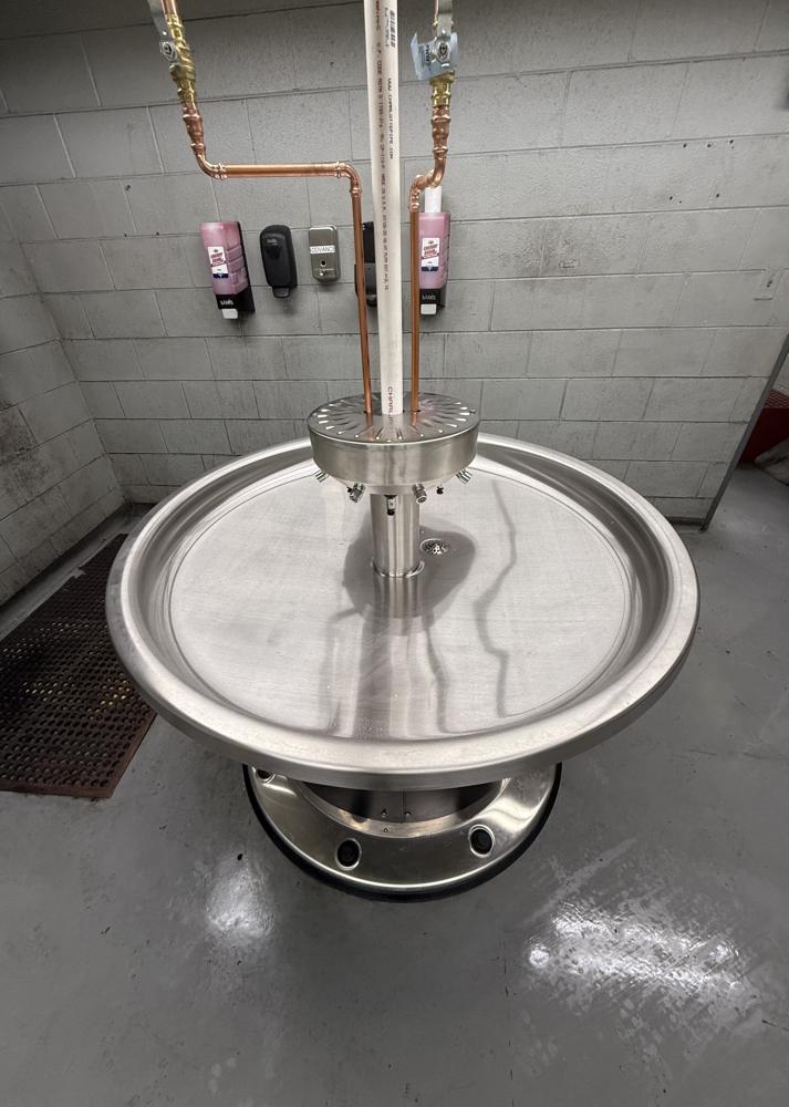 Commercial wash station serviced by V.C. Plumbing