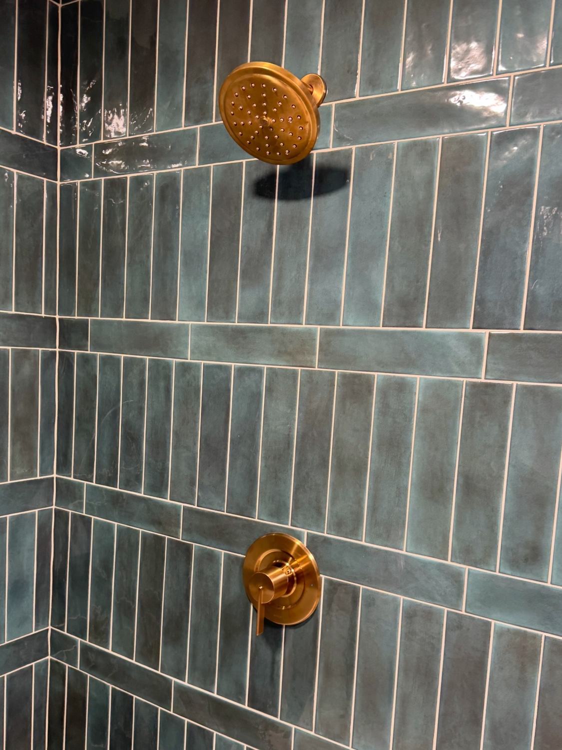 Custom shower install by V.C. Plumbing